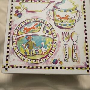 Mackenzie Childs Toddler dinner set.